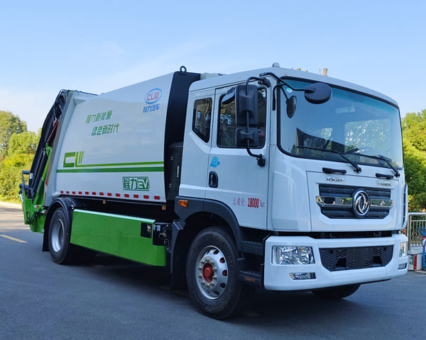東風凱普特12方純電動壓縮垃圾運輸車圖片1